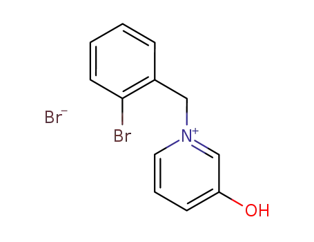 Molecular Structure of 123100-48-1 (1-(2-bromobenzyl)-3-hydroxypyridin-1-ium bromide)