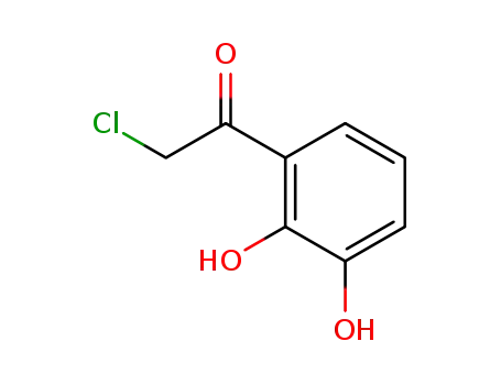 Molecular Structure of 63704-55-2 (Ethanone, 2-chloro-1-(2,3-dihydroxyphenyl)- (9CI))
