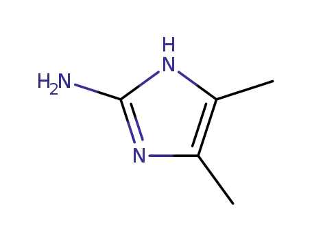 Molecular Structure of 13805-21-5 (1H-Imidazol-2-amine,4,5-dimethyl-(9CI))