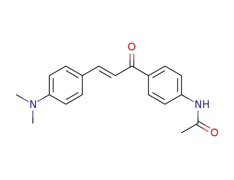 Molecular Structure of 5336-80-1 (N-(4-{(2E)-3-[4-(dimethylamino)phenyl]prop-2-enoyl}phenyl)acetamide)