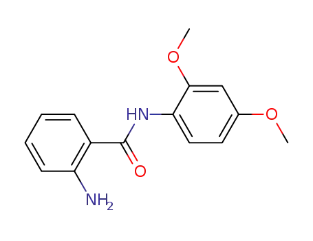 Molecular Structure of 93988-27-3 (2-AMINO-N-(2,4-DIMETHOXY-PHENYL)-BENZAMIDE)