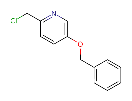 Molecular Structure of 127590-90-3 (5-(BENZYLOXY)-2-(CHLOROMETHYL)PYRIDINE)
