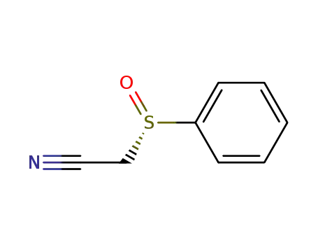 Acetonitrile, (phenylsulfinyl)-, (S)-