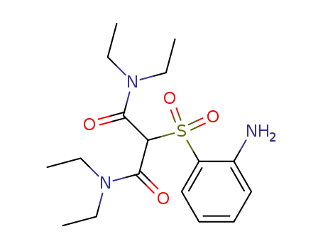 Propanediamide, 2-[(2-aminophenyl)sulfonyl]-N,N,N',N'-tetraethyl-