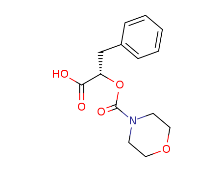 114343-31-6,O-(N-morpholinocarbonyl)-3-phenyllactic acid,4-Morpholinecarboxylicacid, 1-carboxy-2-phenylethyl ester, (S)-