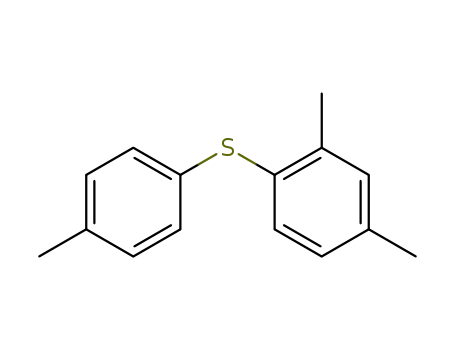 Molecular Structure of 16704-46-4 ((2,4?dimethylphenyl)(4?methylphenyl) sulfide)