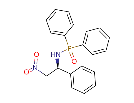 Molecular Structure of 441012-04-0 (Phosphinic amide, N-[(1S)-2-nitro-1-phenylethyl]-P,P-diphenyl-)