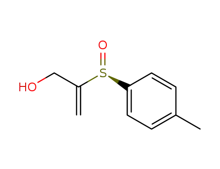 Molecular Structure of 234436-57-8 ((S<sub>S</sub>)-(+)-2-(p-Tolylsulfinyl)prop-2-en-1-ol)