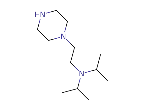 Molecular Structure of 59955-93-0 (1-(2-DIISOPROPYLAMINOETHYL)PIPERAZINE)