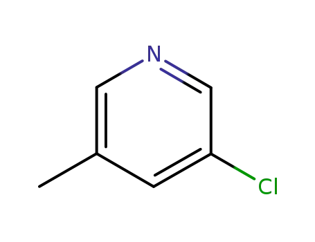 Molecular Structure of 19230-55-8 (3-CHLORO-5-METHYLPYRIDINE)