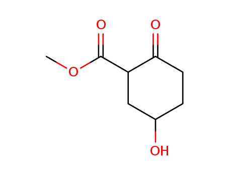 Cyclohexanecarboxylic acid, 5-hydroxy-2-oxo-, methyl ester