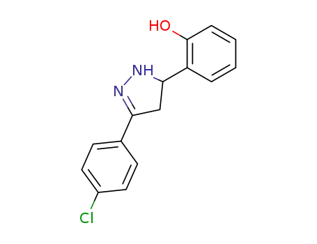 2-(3-(4-Chlorophenyl)-4,5-dihydro-1H-pyrazol-5-yl)phenol