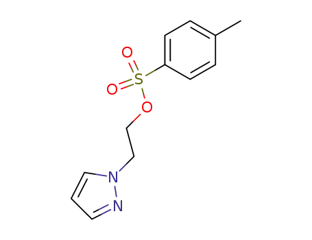 Molecular Structure of 80200-20-0 (1H-Pyrazole-1-ethanol, 4-methylbenzenesulfonate (ester))