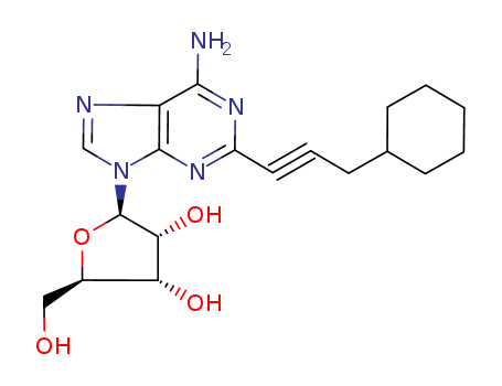 2-(3-cyclohexyl-1-pyropyn-1-yl)-Adenosine