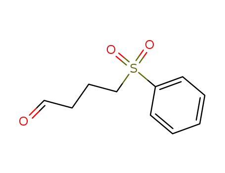 Molecular Structure of 114092-92-1 (Butanal, 4-(phenylsulfonyl)-)