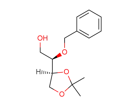 Molecular Structure of 104322-67-0 ((2S,3S)-2-BENZYLOXY-3,4-O-ISOPROPYLIDENE-BUTAN-1-OL)