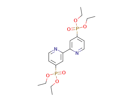 Molecular Structure of 174397-53-6 (TETRAETHYL 2,2'-BIPYRIDINE-4,4'-BISPHOSPHONATE)
