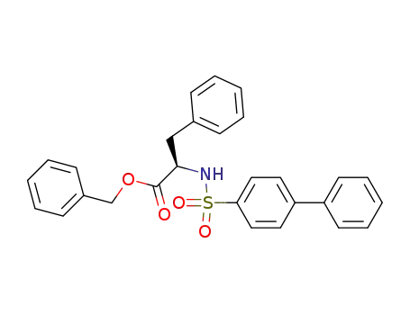 D-Phenylalanine, N-([1,1'-biphenyl]-4-ylsulfonyl)-, phenylmethyl ester