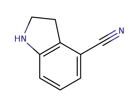 Molecular Structure of 885278-80-8 (2,3-DIHYDRO-1H-INDOLE-4-CARBONITRILE HYDROCHLORIDE)