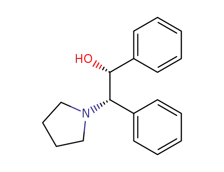Molecular Structure of 17244-79-0 (1,2-diphenyl-2-(pyrrolidin-1-yl)ethanol)