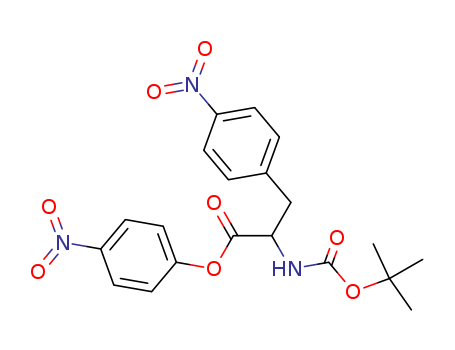 L-Phenylalanine, N-[(1,1-dimethylethoxy)carbonyl]-4-nitro-, 4-nitrophenyl ester