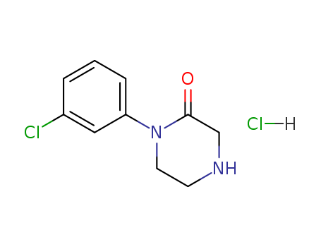 1-(3-Chlorophenyl)piperazin-2-onehydrochloride