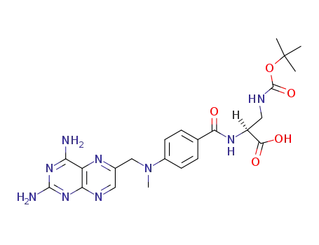 N<sup>α</sup>-(4-amino-4-deoxy-N<sup>10</sup>-methylpteroyl)-N<sup>β</sup>-(tert-butyloxycarbonyl)-L-2,3-diaminopropionic acid