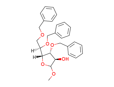 55902-93-7,Mebenoside,Mebenoside;Methyl 3,5,6-tri-O-benzyl-D-glucofuranoside
