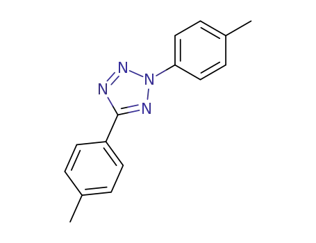 Molecular Structure of 59635-32-4 (2H-Tetrazole, 2,5-bis(4-methylphenyl)-)