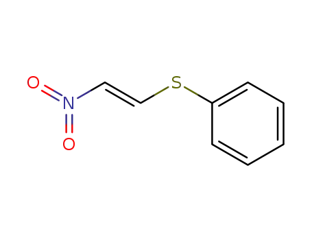 Molecular Structure of 101933-27-1 (Benzene, [(2-nitroethenyl)thio]-, (E)-)