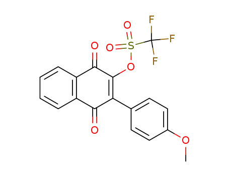 1,4-dihydro-2-(4-methoxyphenyl)-3-[(trifluoromethanesulfonyl)oxy]-1,4-naphthalenedione