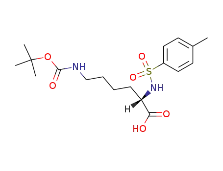 (S)-6-((tert-Butoxycarbonyl)amino)-2-(4-methylphenylsulfonamido)hexanoic acid