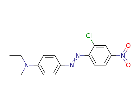 Molecular Structure of 3025-42-1 (4-[(E)-(2-chloro-4-nitrophenyl)diazenyl]-N,N-diethylaniline)