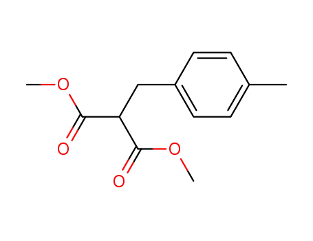 Molecular Structure of 49769-82-6 (Propanedioic acid, [(4-methylphenyl)methyl]-, dimethyl ester)