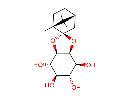 Molecular Structure of 128459-27-8 (2,3-O-CAMPHANYLIDENE-D-MYO-INOSITOL)