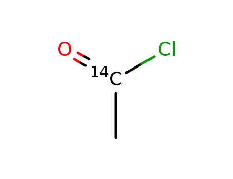 Molecular Structure of 676-77-7 (ACETYL CHLORIDE, [1-14C])
