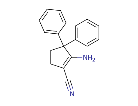 1-Cyclopentene-1-carbonitrile,2-amino-3,3-diphenyl- cas  3597-67-9