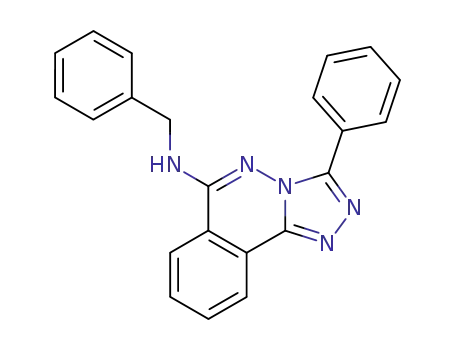 Molecular Structure of 87539-93-3 (N-benzyl-3-phenyl[1,2,4]triazolo[3,4-a]phthalazin-6-amine)