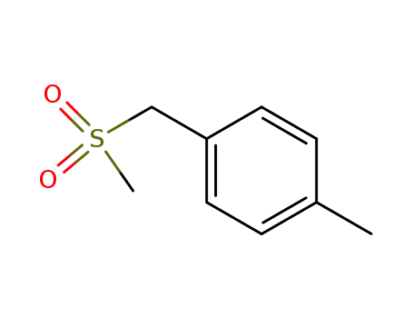 Molecular Structure of 5936-94-7 (Benzene, 1-methyl-4-[(methylsulfonyl)methyl]-)