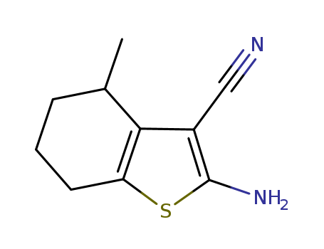2-AMINO-4-METHYL-4,5,6,7-TETRAHYDRO-1-BENZOTHIOPHENE-3-CARBONITRILE
