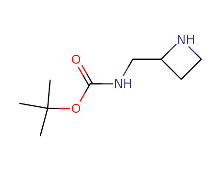 Molecular Structure of 99724-21-7 ((AZETIDIN-2-YLMETHYL)-CARBAMIC ACID TERT-BUTYL ESTER)