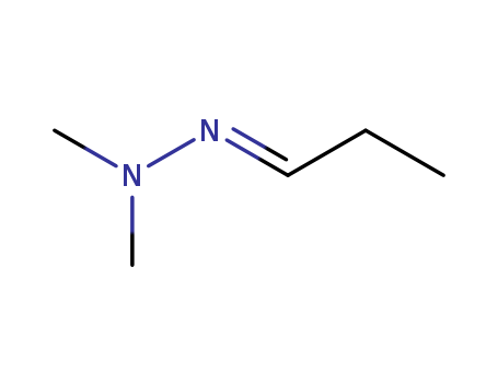 Molecular Structure of 19888-75-6 (Propanal, dimethylhydrazone, (E)-)