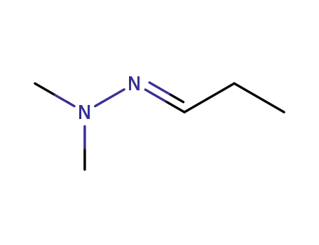 Molecular Structure of 19888-75-6 (Propanal, dimethylhydrazone, (E)-)