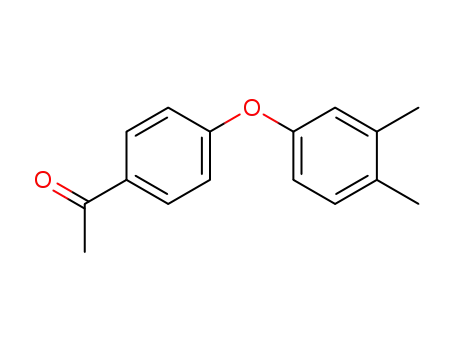Molecular Structure of 213014-13-2 (1-(4-(3,4-Dimethylphenoxy)phenyl)ethanone)
