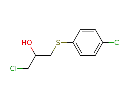 Molecular Structure of 2989-38-0 (2-Propanol, 1-chloro-3-[(4-chlorophenyl)thio]-)