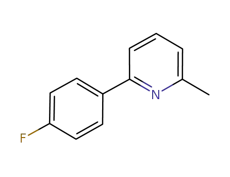 Molecular Structure of 387827-69-2 (2-(4-FLUOROPHENYL)-6-METHYLPYRIDINE)