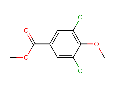 Molecular Structure of 24295-27-0 (METHYL 3,5-DICHLORO-4-METHOXYBENZOATE)