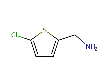 Molecular Structure of 214759-22-5 ((5-CHLOROTHIEN-2-YL)METHYLAMINE)