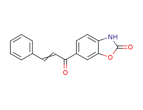 Molecular Structure of 54903-21-8 (6-[(2E)-3-phenylprop-2-enoyl]-1,3-benzoxazol-2(3H)-one)