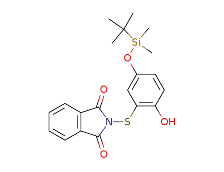 2-[5-(tert-Butyl-dimethyl-silanyloxy)-2-hydroxy-phenylsulfanyl]-isoindole-1,3-dione